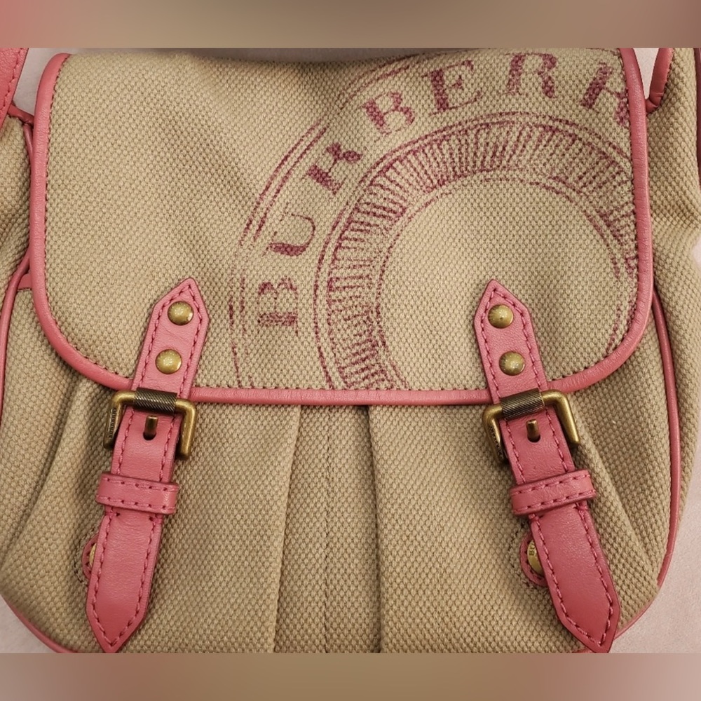 Authentic Burberry messenger/crossbody bag